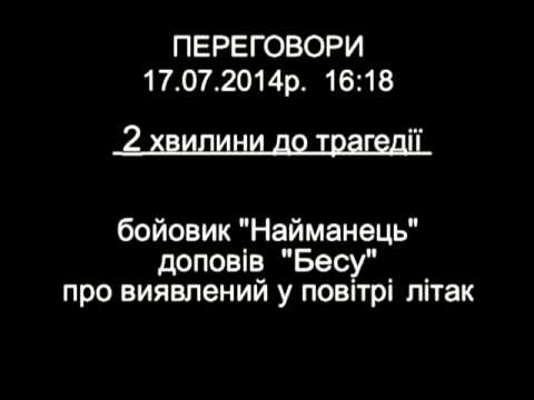 О чем разговаривали террористы за 2 минуты до сбивания «Боинга-777″ — запись