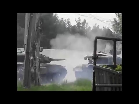 Со стороны жилых массивов в Донецке боевики обстреливают военных — видео