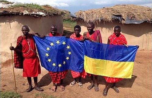 23 года Украина двигалась в... Африку