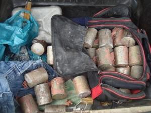 После освобождения Краматорска во дворах домов обнаружены боеприпасы