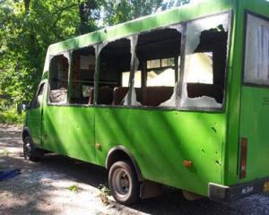 В Донецкой области из-за боевых действий прекращена работа ряда пригородных автобусных маршрутов