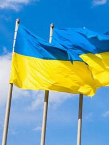 Над горсоветом в Донецкой области подняли флаг Украины