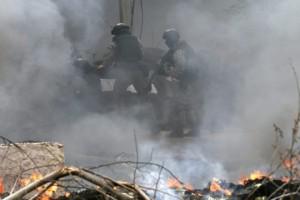Под Луганском неспокойно: террористы обстреляли пост ГАИ