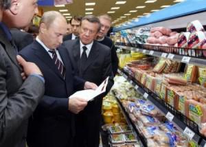 Путин ответил на санкции Запада ограничением ввоза продуктов