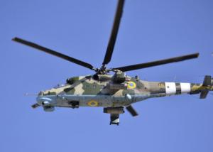 СНБО: Террористы сбили украинский вертолет, экипаж погиб