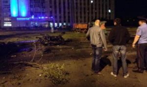 В центре Донецка прогремел сильный взрыв: Горит здание Донецкой ОГА