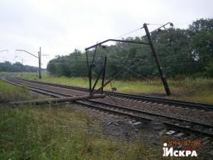 Неизвестные партизаны подорвали участок железной дороги в Одесской области, пострадавших нет
