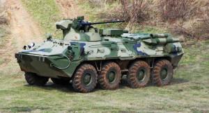На Донбассе боевики подбили украинский бронетранспортер