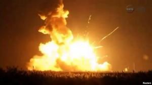 Ракета Antares взорвалась через несколько секунд после взлета (ВИДЕО)