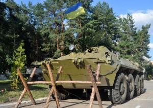 В Донецке оживилась военная техника
