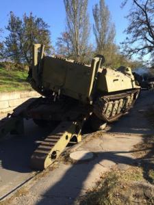 В Запорожье «спасали» военный тягач