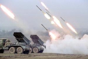 Боевики обстреляли силы АТО из «Градов», танков, зенитных установок и минометов