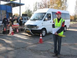 В Запорожье маршрутчики выбирали самого лучшего