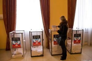 Pro-Russian separatists have voted in controversial elections