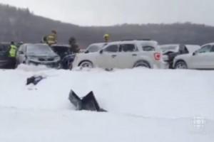 Жертвами снежной бури в штате Нью-Йорк стали пять человек