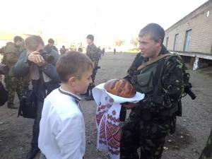 Запорожцы встретят бойцов АТО в военном городке