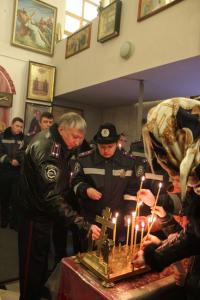 В Запорожье помолились за души погибших в ДТП