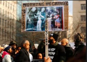 В Нью-Йорке прошел митинг против беспредела полиции