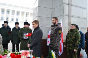 В Киеве простились с грузинским бойцом АТО: Тамахо собой прикрыл взрывчатку