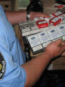 На запорожском складе обнаружили контрабандные сигареты