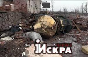 Украинская армия разрушила Иверский монастырь и обстреляла кладбище (ВИДЕО)