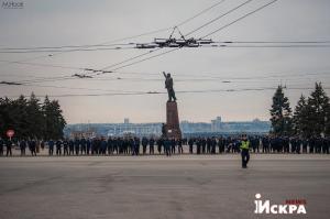 7 милиционеров пострадали в Запорожье из-за &quot;Ленина&quot;