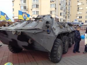 В центре Киева покажут трофейную технику с передовой