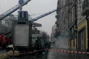 Подробности пожара в центре Киева: дом был отключен от электро и газоснабжения
