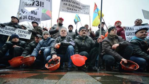 Шахтеры обещают митинги в Киеве вместе с учителями и врачами