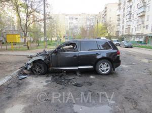 В Мелитополе  за ночь сгорели три автомобиля (Фото)