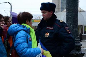 В Москве прошел очередной митинг в поддержку Украины