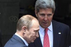 Песков анонсировал встречу Путина и Керри в Сочи