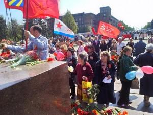 Первомайский митинг в Запорожье прошел без конфликтов