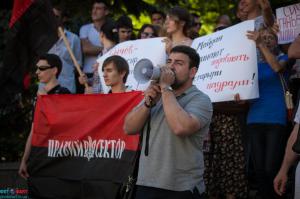 Запорожские активисты уже сами не знают, против кого митингуют (Фото, Видео)