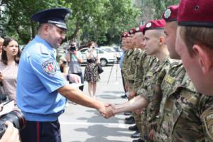 Запорожским милиционерам дали «участника АТО»