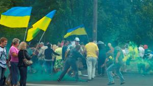 «Режим» Порошенко: в Днепропетровске жестко разогнали митинг