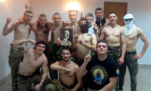 Угрозы украинских нацистов пойти на Киев пустые, пока боевикам не дана команда из США