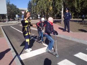 В Запорожье открыли детский автодром