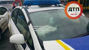 В Киеве столкнулись три авто полиции