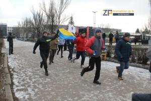 В Запорожье пробежались за трезвый Новый год