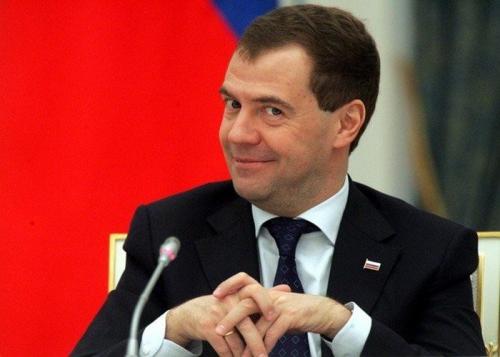 Премьер-министр РФ Медведев назвал главу СБУ &quot;придурком&quot;