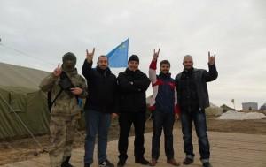 Активисты блокады начали дежурство на границе с Крымом