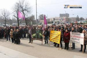 В Запорожье прошло два митинга