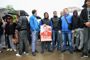 Запорожцы на митинге «прогоняли» смотрящего Шурму в Донецк (ФОТО)