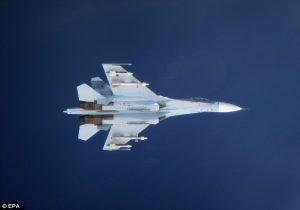 Истребители британских ВВС перехватили 5 российских военных самолетов