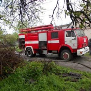 Запорожские спасатели ликвидировали пожар в частном доме