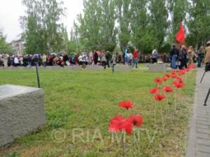 В Мелитополе День победы начался с потасовок