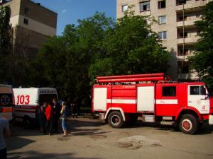 В Запорожье две женщины едва не погибли в огне