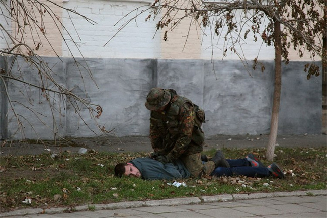 Запорожских правосеков традиционно бьют