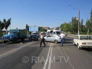 В Запорожской области произошло тройное ДТП